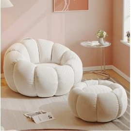 The human sofa can be reclined and slept on. The small sofa in the bedroom, balcony, leisure chair, cream style lazy chair, and couch are available