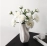 Morandi twisted flower vase with a sense of luxury, interior decoration, creative home model room decoration, vase
