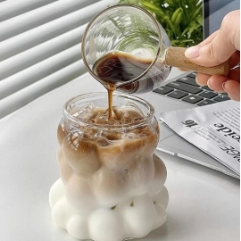 Creative Instagram Grape Glass Cup Heat Resistant High Borosilicate Coffee Cup with Milk Latte Juice Water Cup Three Dimensional