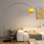 French medieval fishing floor lamp, living room, bedroom, sofa, floor lamp, retro glass moonlight lamp