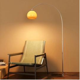 French medieval fishing floor lamp, living room, bedroom, sofa, floor lamp, retro glass moonlight lamp